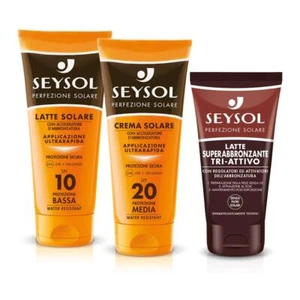 Kit Seysol Perfezione Solare Latte Superabbronzante Tri attivo, Latte Solare ... - Foto 1 di 1