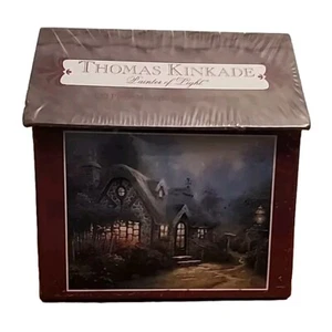 Vintage Thomas Kinkade Minature Jigsaw Puzzle 100Pc Candlelight Cottage 1998 USA - Picture 1 of 6