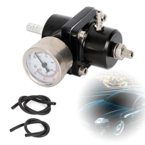 Universal Kfz Benzindruckregler einstellbar Kraftstoffdruckregler mit Manometer - Bild 1 von 15