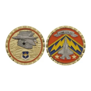 LUKE AIR FORCE BASE AFB ARIZONA F-35A 1.75" 3D CHALLENGE COIN - Picture 1 of 1