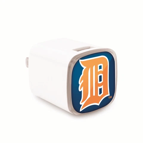Detroit Tigers Phone Wall Charger [NEW] MLB USB Smart iPhone iPod Galaxy Cover