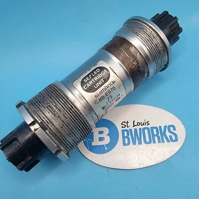 Shimano BB-ES70 Bottom Bracket Octalink V2 73x118mm English Thread SMOOTH!  l30 - Image 1 of 2