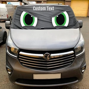 Vauxhall Vivaro Van Trafic Talento NV300 Window Screen Cover Black Out green - Picture 1 of 4