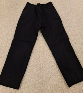 Gap Kids Boys Size 6 Regular Navy Blue Dress Uniform Pants Adjustable Waist - Picture 1 of 5