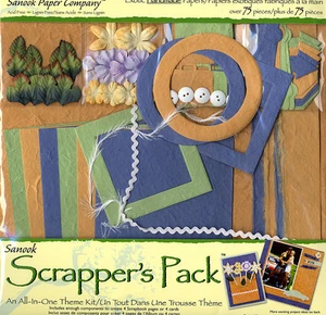 Scrapbook Kit ~ Handmade Papers Scrapper's Pack Road Trip / Vacation #735-6711 - Picture 1 of 2