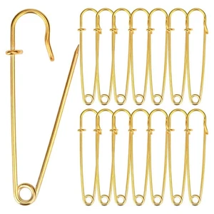 15PCS 4 Inch Extra- Safety Pins  Safety Pins  Safety Pins Heavy Duty for1112 - Picture 1 of 7