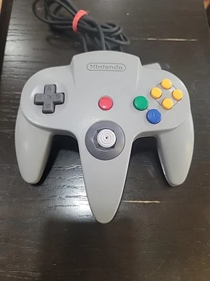 Nintendo 64 Controller Gray N64 Authentic OEM Tested - #B1 - Image 1 of 4