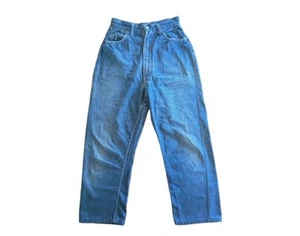 Jeans Lady Levis 701 Big E Selvedge denim blu anni '50 cerniera alterata 26 - Foto 1 di 24