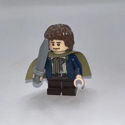 Lego Lord of the Rings Peregrin Took Pippin Dark Blue Jacket Minifigure LOR012 - Image 1 of 4