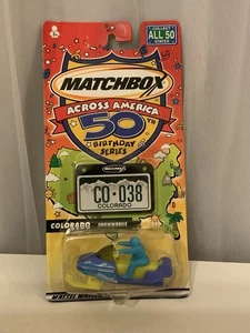 Moto de nieve Matchbox serie 50 cumpleaños 2001 #38/Colorado - escala 1/64 - Imagen 1 de 9