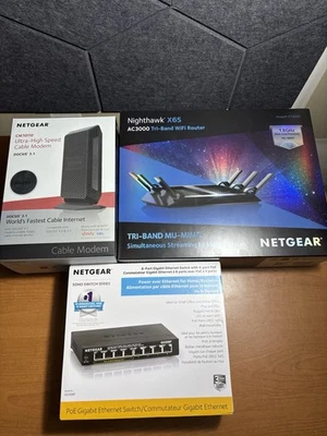 Netgear Cable modem , Router bundle - Image 1 of 3