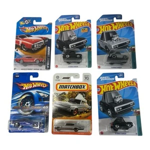 Lot Of (6) Hot Wheels And Matchbox Dodge Chargers New - Picture 1 of 7