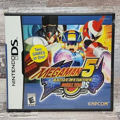 Mega Man 5 Battle Network Double Team (Nintendo DS, 2010) Brand New Sealed - Image 1 of 4