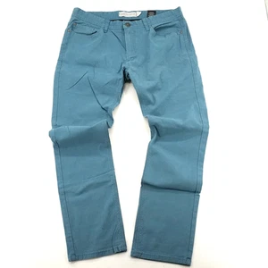 Indigo Star Vintage Herren Blau Chino Hose Größe 34x30 - Bild 1 von 5
