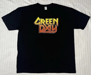 GREEN DAY 2007 CONCERT T-Shirt Cinder Spell Out Size XXL 25.5” X 31” Y2K - Picture 1 of 6