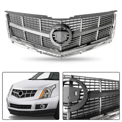 Front Bumper Upper Chrome Grille For 2010-2012 Cadillac SRX GM1200629 25778321 - Image 1 of 4