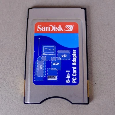 SanDisk 4-in-1 SDDR-65 PC Karten Adapter für SD/SM/MS & MMC, getestet und funktionsfähig - Bild 1 von 4