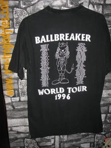 Vintage AC DC rock cotton jersey shirt trikot maillot tour 1996 - Picture 1 of 2