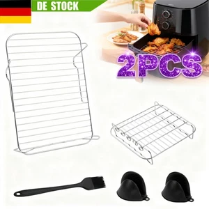 Air Fryer Grill Rack Accessory Stainless Steel Air Fryer Rack for Philips 6L/3L - Picture 1 of 17
