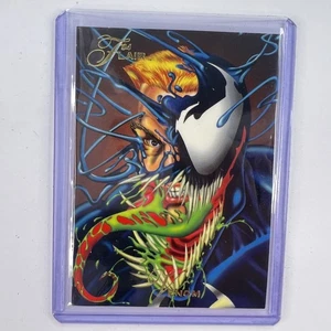 Marvel Vintage 1994 Flair Card With Top Loader #61 Origin of Venom - Picture 1 of 2