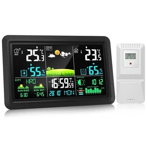 Wireless Weather Station – 7.5" Colour Display, Outdoor Sensor - Picture 1 of 7