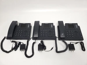 Menge 3 Yealink SIP-T33G IP Business Telefon 4-Leitungen mit Netzteilen (ohne Ständer) - Bild 1 von 21