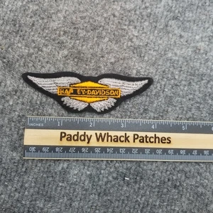 Vintage Harley Davidson Wings Patch Motorcycle Biker 80s AA3 - Foto 1 di 2