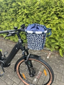 Klickfix Reisenthel Fahrrad Lenker-Korb Bikebasket signature navy blau 0303SIN - Bild 1 von 8