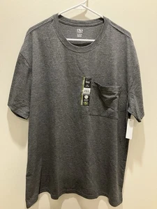 Men's Athletic Works Solid Tri-Blend T-Shirt S Sleeves Size XL (46-48) Grey - Picture 1 of 6