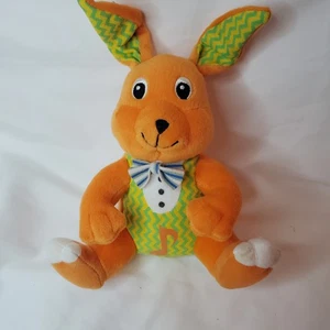 Funktionierendes Baby Einstein Hase Kaninchen orange Stofftier Spielzeug Vintage getestet - Bild 1 von 4