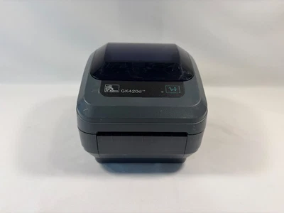 Zebra GK420d Direct Thermal Label Printer w/ Adapter - Tested Functional - Image 1 of 4