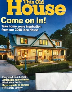This Old House Magazine November December 2018 Come on In! - Picture 1 of 1
