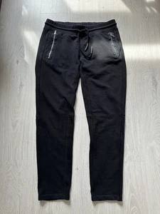 Moncler Sweatpants Mens Xl Size Track Pants Black Track Luxury - Picture 1 of 12
