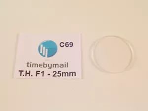 FOR TAG HEUER FITS F1 WD1211 REPLACE WATCH GLASS CRYSTAL 25m C69 - Picture 1 of 1