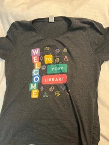 Camiseta Welcome To Your Library Talla XL Mujer’s Talla! - Imagen 1 de 3