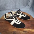 RARE Kenzo Trainers Women’s Size 40 Slim Style Suede / Leather Black Cream