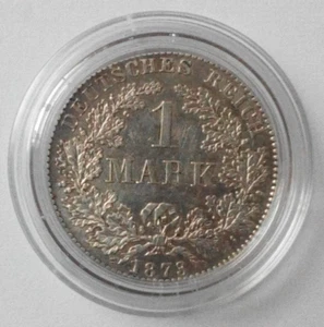 1 Mark - Kaiserreich - 1873 - A - top Erhaltung* - Bild 1 von 2