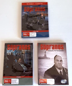 The Sopranos Seasons 5 & 6 Parts 1&2 Disc Set DVD Zone 4 - Picture 1 of 16