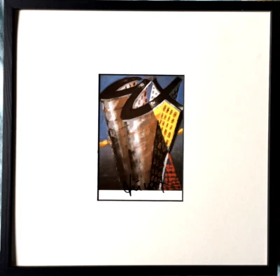 MARKUS LÜPERTZ  Babylon  HAND-SIGNIERT, Multiple,  Rahmen, orig.signed - Bild 1 von 3