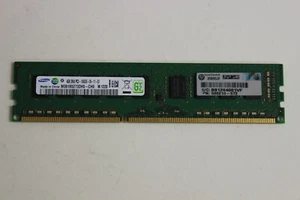 HP 500210-572 4GB MEMORY DIMM 2RX8 PC3-10600E SAMSUNG M391B5273DHO-CH9 - Picture 1 of 4