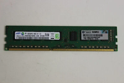 HP 500210-572 4GB MEMORY DIMM 2RX8 PC3-10600E SAMSUNG M391B5273DHO-CH9 - Image 1 of 4