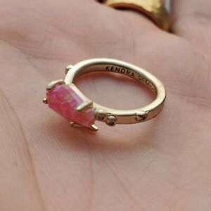 Kendra Scott Women's Julie Pink Stone Ring - 7