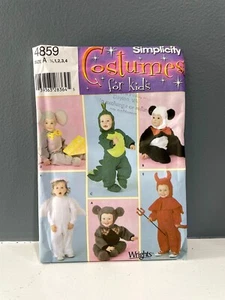 UNCUT 2002 #4859 Simplicity Costumes for Kids pattern - Mouse / Angel - 1/2 to 4 - Picture 1 of 4