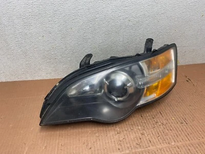 Farol preto lateral esquerdo Subaru Legacy 2006 a 2007 fabricante de equipamento original M0195 DW - Imagem 1 de 4