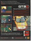 Grand Theft Auto 2 Print Ad/Poster Art Sega Dreamcast (A)