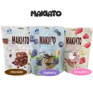 2Packs TWINFISH Makiato Nougat Crisp 150g Halal Snack Cocoa Strawberry Blueberry - Picture 1 of 11