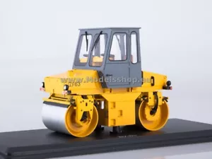 ModelPro 0035MP Asphalt roller DU-63 /yellow-grey/ - Imagen 1 de 5