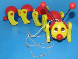 Juguete oruga estilo dibujos animados Kiddiecraft de colección años 90 funciona 16" L@@K - Imagen 1 de 5