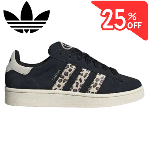 Scarpe Adidas Campus Uomo Nere e Leopardate in Pelle Scamosciata 25% OFF