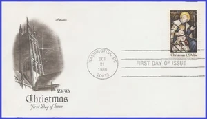 Ventana de Epifanía de Navidad EE. UU. #1842 U/A ARTMASTER FDC - Imagen 1 de 1